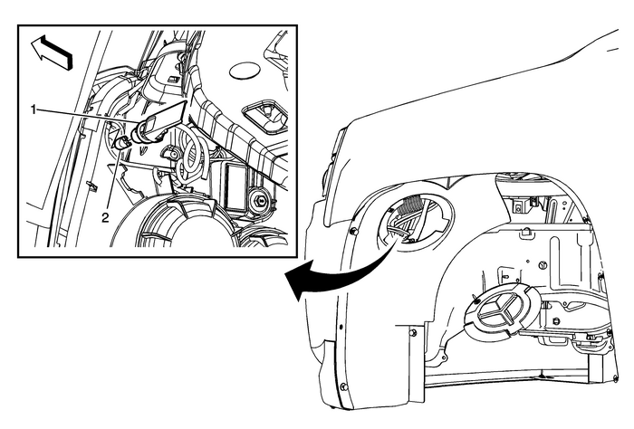 Front Side Marker Lamp Bulb Replacement (Terrain) Lighting Exterior Lighting Side Markers