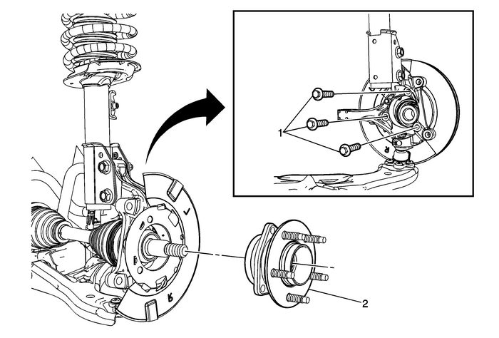 Front Wheel Bearing and Hub Replacement Wheel Hub  