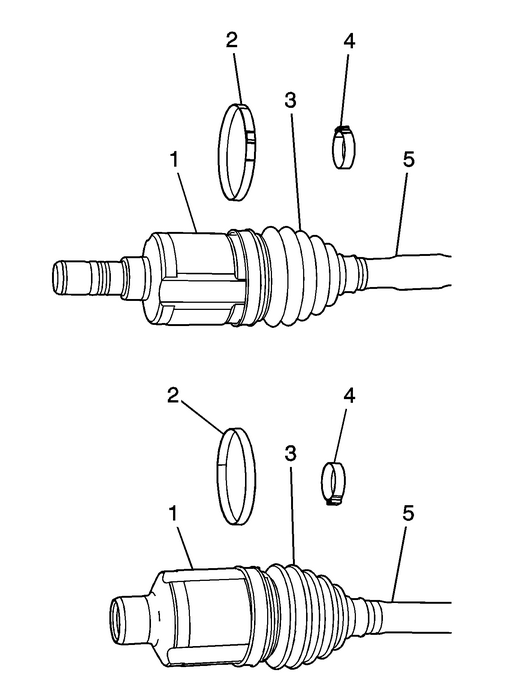 Front Wheel Drive Shaft Inner Joint and Boot Replacement Wheels  