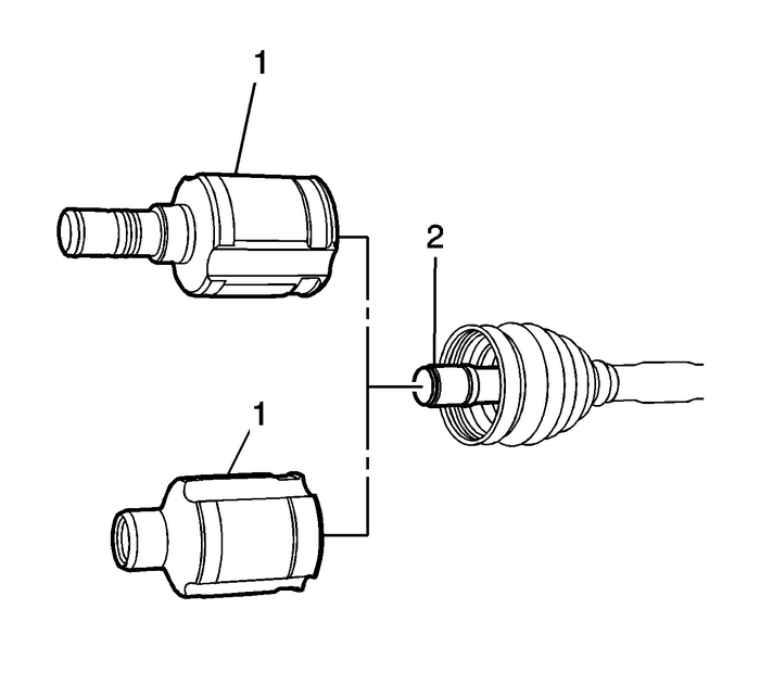 Front Wheel Drive Shaft Inner Joint and Boot Replacement Wheels  