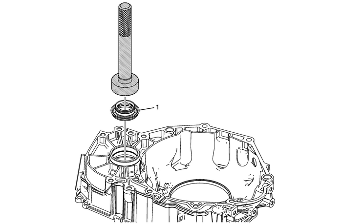 Front Wheel Drive Shaft Seal Installation - Torque Converter Housing Side Automatic Transmission Unit 