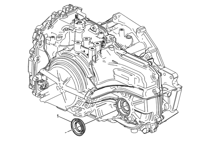 Front Wheel Drive Shaft Seal Replacement - Left Side Automatic Transmission Unit 