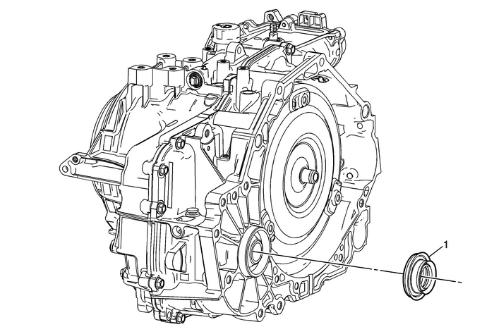 Front Wheel Drive Shaft Seal Replacement - Right Side Automatic Transmission Unit 