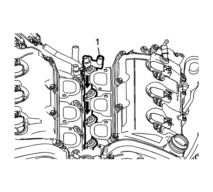 Fuel Injection Fuel Rail Assembly Replacement - Bank 1 Engine Control  