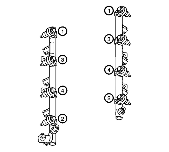 Fuel Injection Fuel Rail Assembly Replacement - Bank 1 Engine Control  