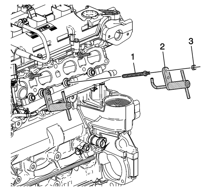 Fuel Rail and Injectors Removal Fuel System Fuel Rail 