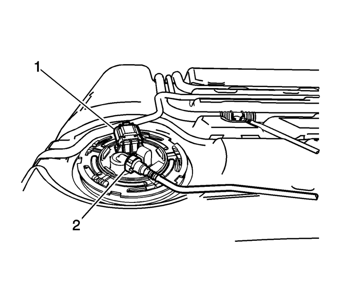 Fuel Tank Fuel Pump Module Replacement - Secondary (With Out) Engine Control  