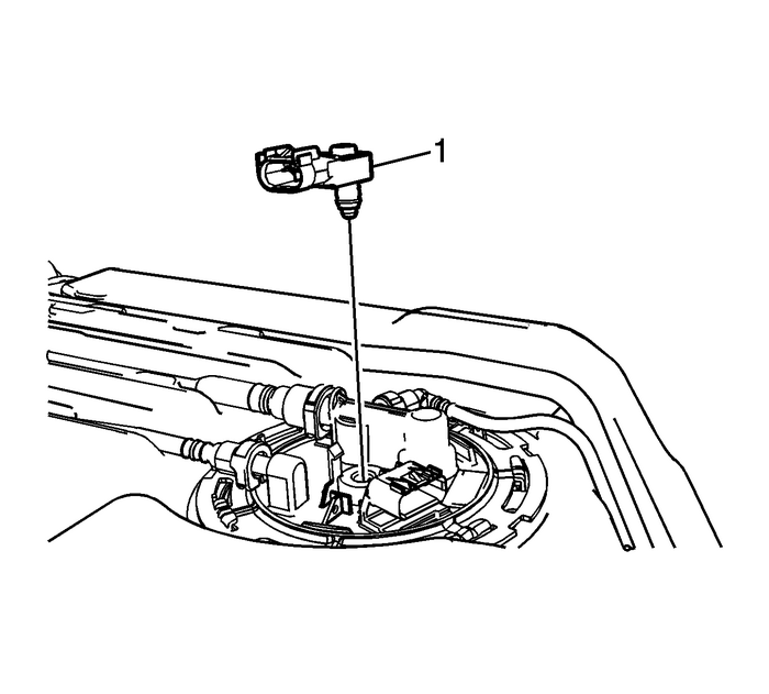 Fuel Tank Pressure Sensor Replacement (Without NU6) Engine Control Engine Control Sensors Fuel Tank Pressure Sensor