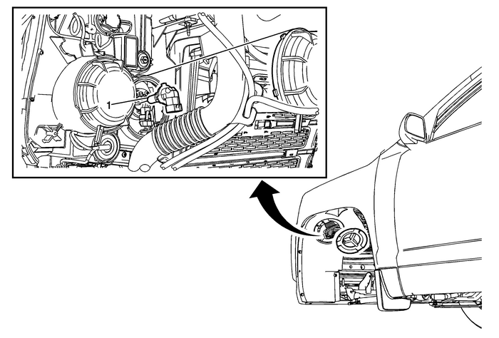 Headlamp Bulb Replacement (High Beam Terrain) Lighting Exterior Lighting Head Lamp