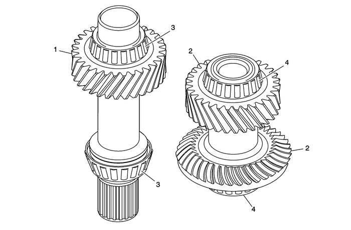 Input Shaft and Rear Output Drive Shaft Cleaning and Inspection Automatic Transmission Unit 