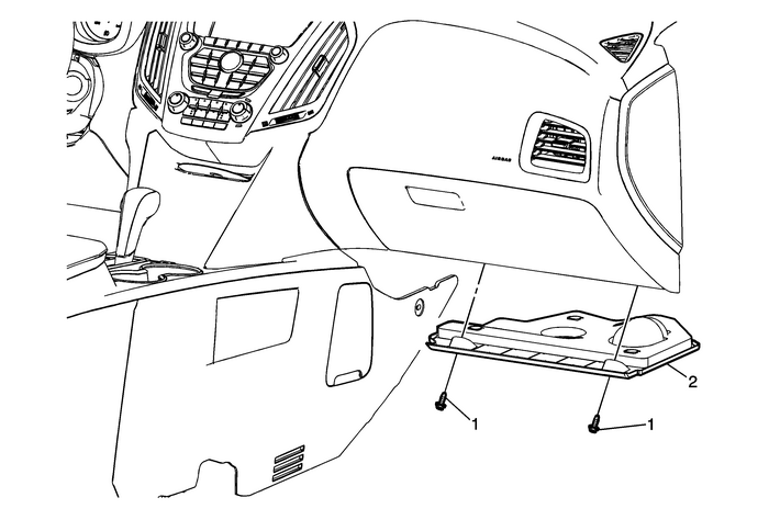 Instrument Panel Insulator Panel Replacement - Right Side Consoles Center Console 