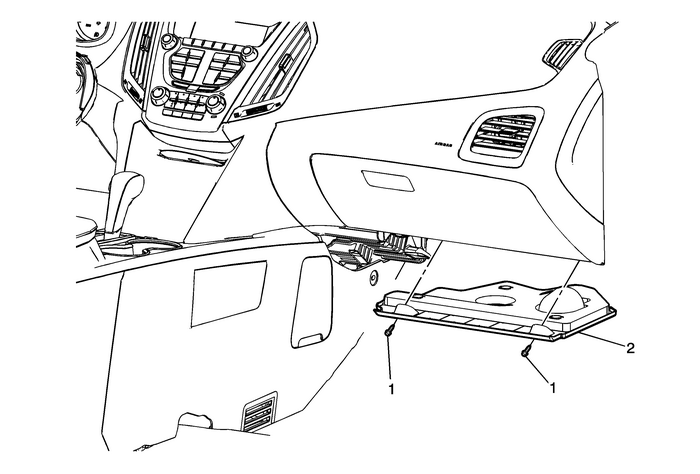 Instrument Panel Insulator Panel Replacement - Right Side (Terrain) Consoles Center Console 