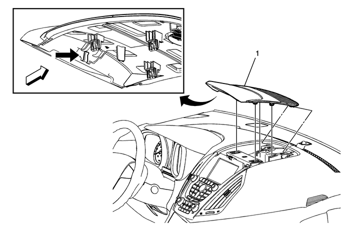 Instrument Panel Upper Center Trim Panel Replacement (Terrain) Consoles Center Console 