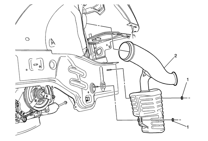 Intake Air Duct Replacement Engine Control Internal Combustion Powertrain Control Intake Air Duct Replacement Engine Control