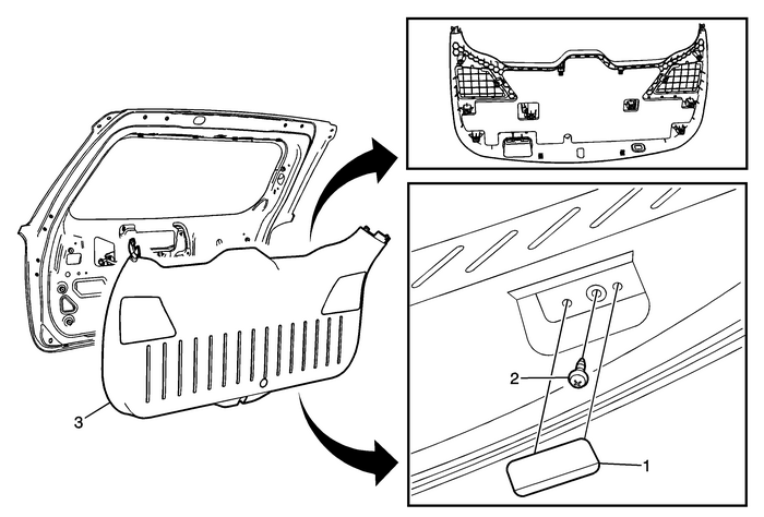 Liftgate Lower Trim Finish Panel Replacement Trim Panels/Welts  