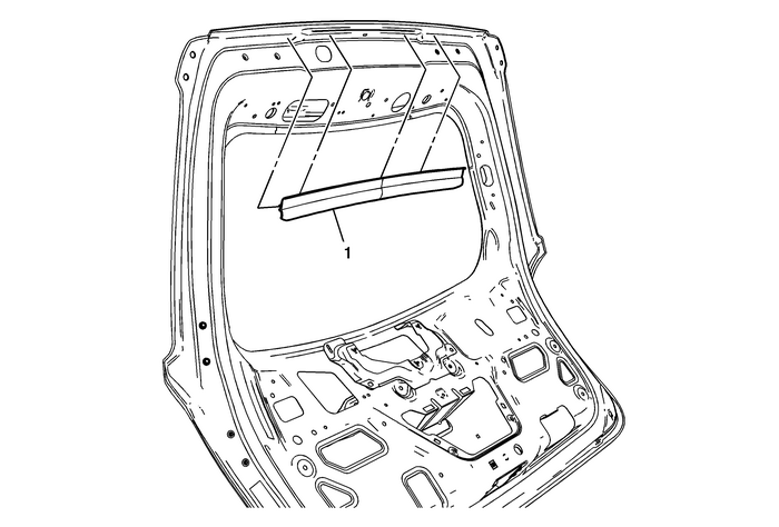 Liftgate Upper Weatherstrip Replacement Panels  