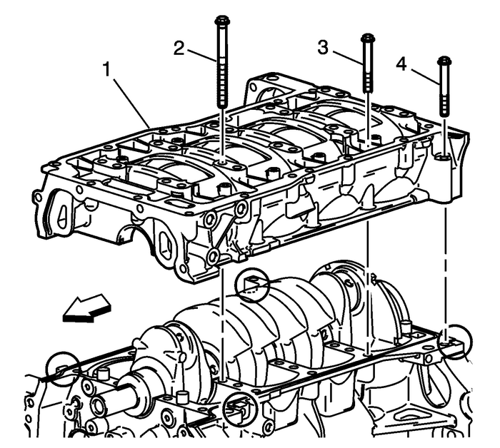 Lower Crankcase Removal Engine Block Cylinder Block 