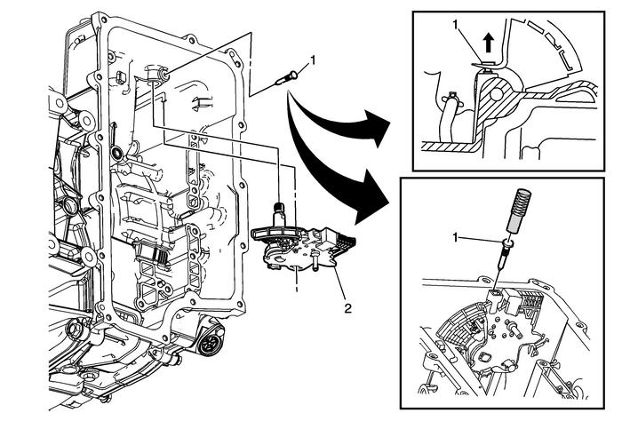 Manual Shift Detent Lever with Shaft Position Switch Assembly Replacement Automatic Transmission Unit 