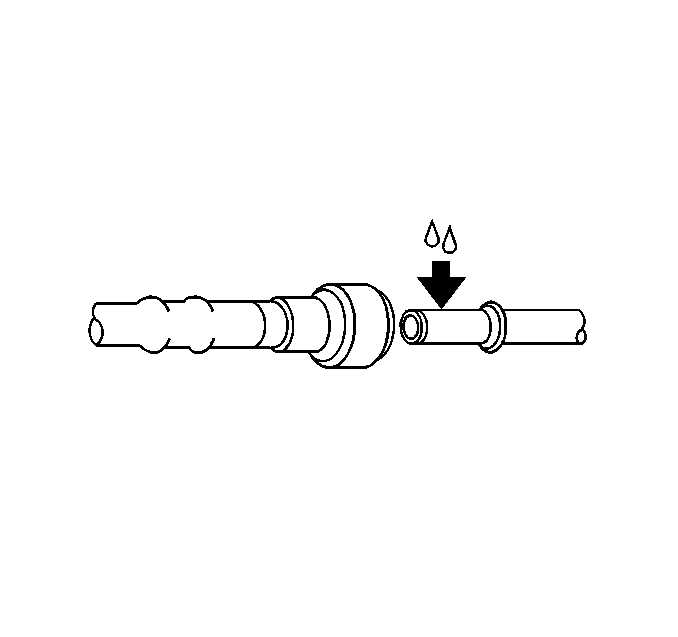 Metal Collar Quick Connect Fitting Service Engine Control  