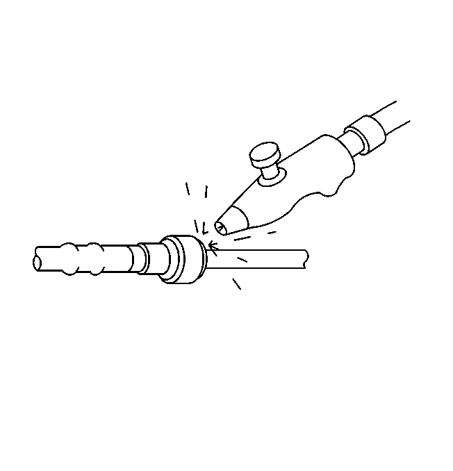 Metal Collar Quick Connect Fitting Service Engine Control  