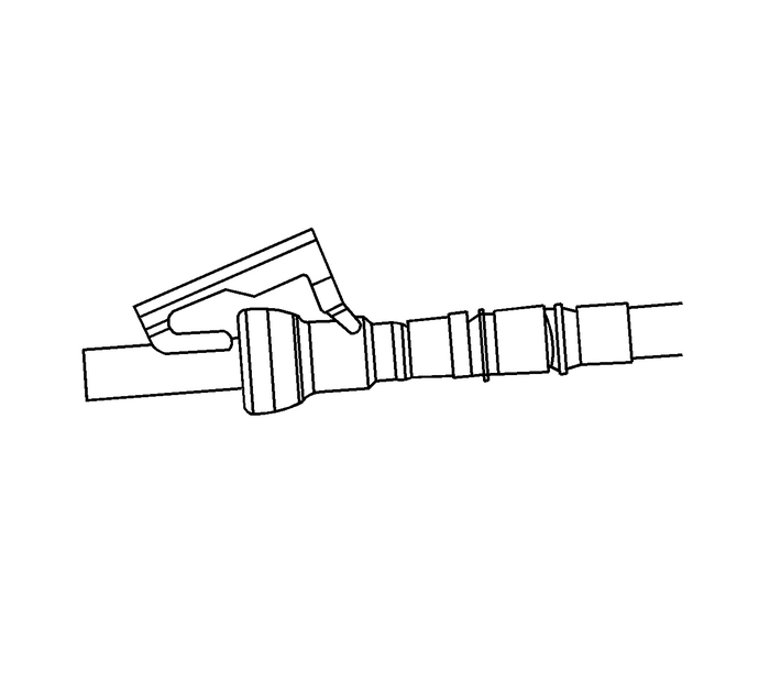 Metal Collar Quick Connect Fitting Service Engine Control  