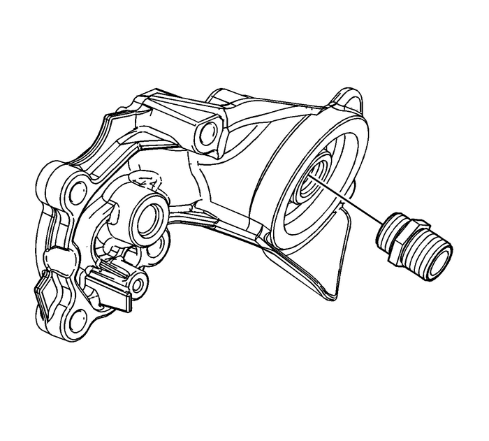 Oil Filter Adapter Disassemble Engine Lubrication Oil Filter 