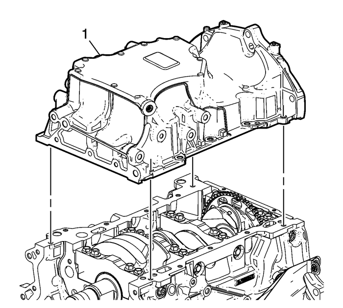 Oil Pan Installation Engine Lubrication Oil Sump/Pan 