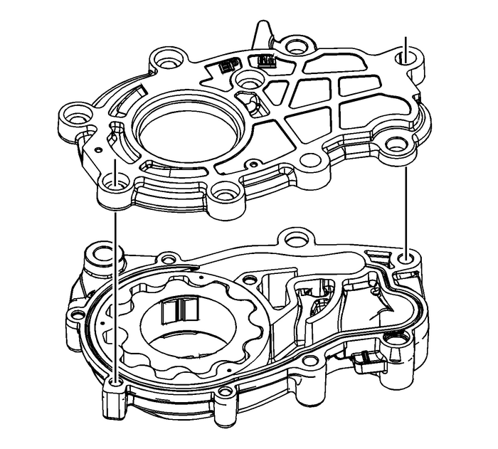 Oil Pump Disassemble Engine Lubrication Oil Pump 