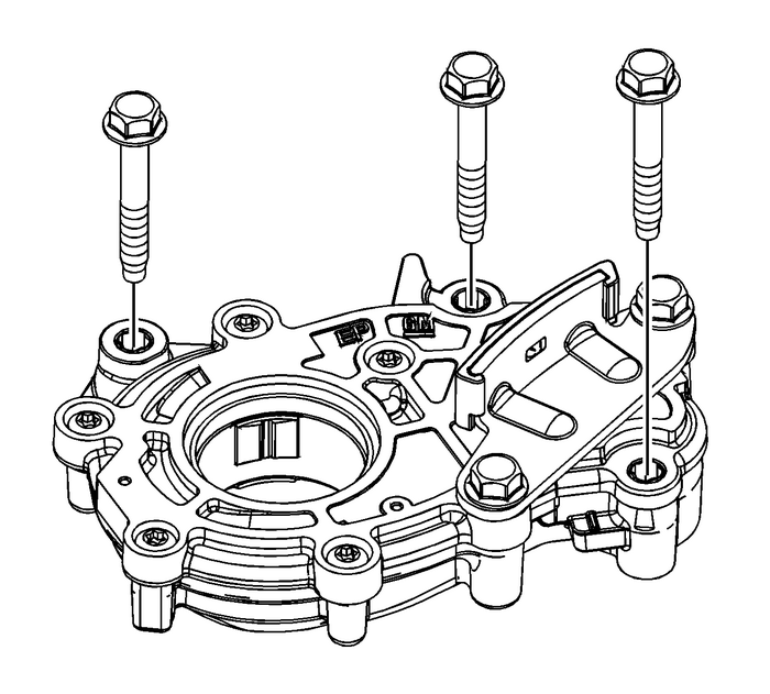 Oil Pump Disassemble Engine Lubrication Oil Pump 