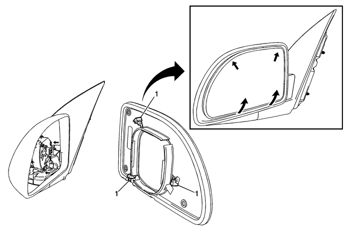 Outside Rearview Mirror Glass Replacement Rearview  