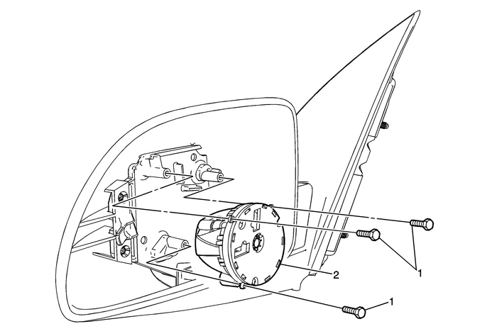 Outside Rearview Mirror Inner Actuator Replacement Rearview  