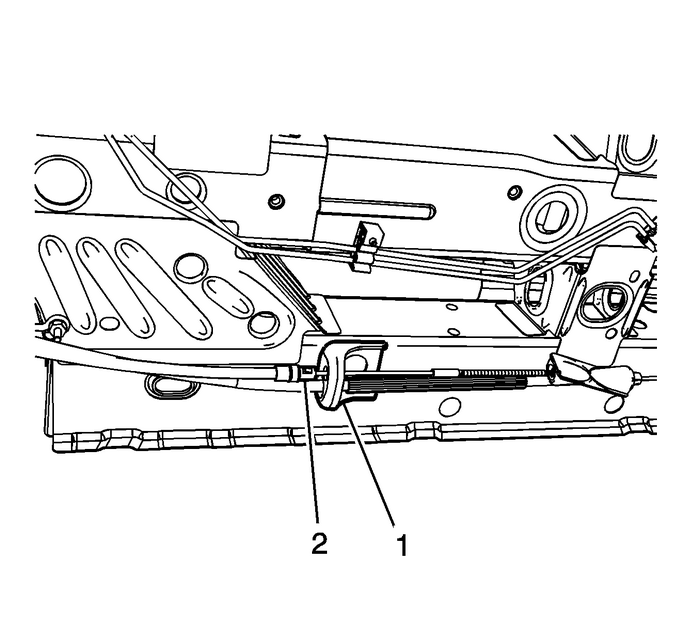 Parking Brake Rear Cable Replacement (Left) Parking Brake  