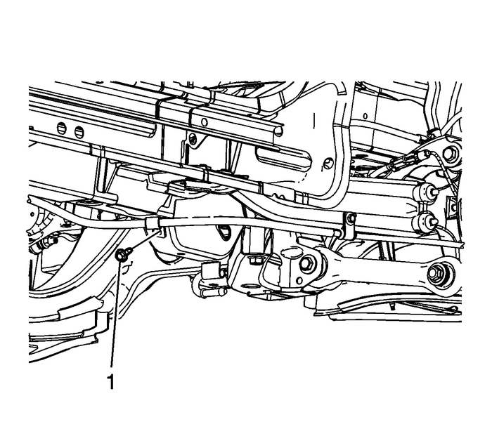 Parking Brake Rear Cable Replacement (Left) Parking Brake  