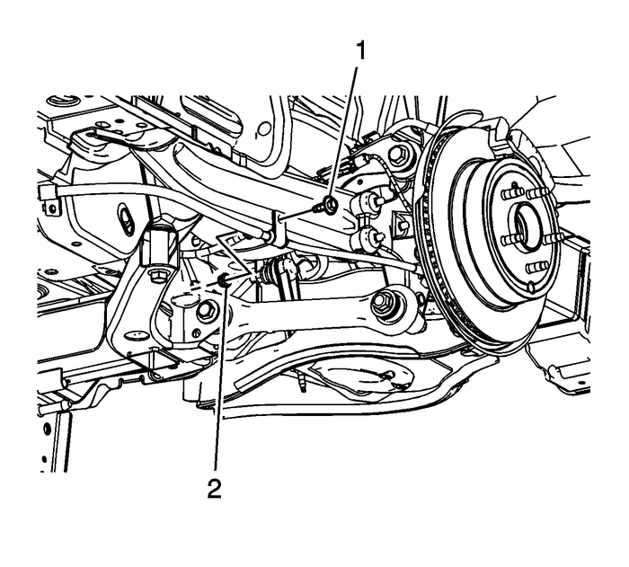 Parking Brake Rear Cable Replacement (Left) Parking Brake  