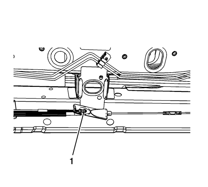 Parking Brake Rear Cable Replacement (Left) Parking Brake  