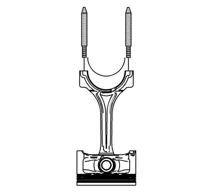 Piston, Connecting Rod, and Bearing Installation Engine Block Cylinder Block Piston Assembly