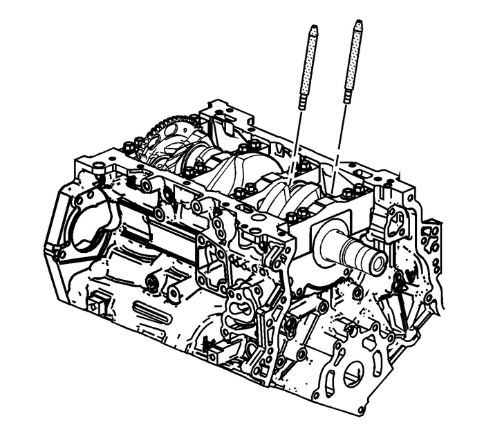 Piston, Connecting Rod, and Bearing Installation Engine Block Cylinder Block Piston Assembly