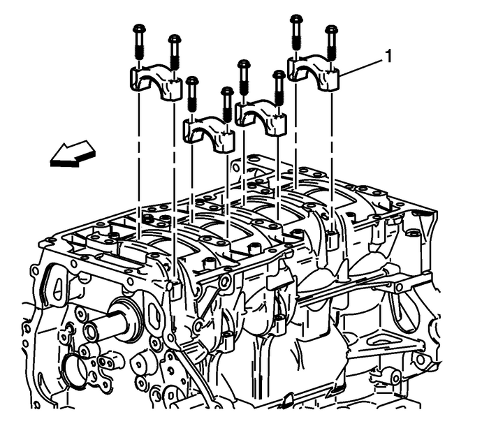 Piston, Connecting Rod, and Bearing Installation (LAF, LAT, LE5, LE9, LEA, or LUK) Engine Block Cylinder Block Piston Assembly