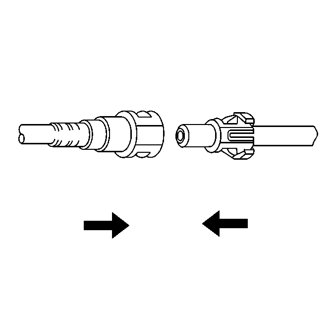 Plastic Collar Quick Connect Fitting Service Engine Control  