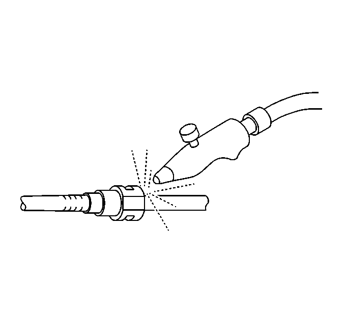 Plastic Collar Quick Connect Fitting Service Engine Control  