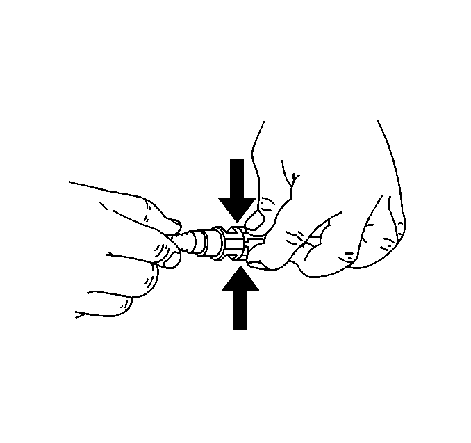 Plastic Collar Quick Connect Fitting Service Engine Control  