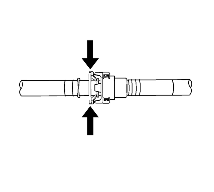 Plastic Collar Quick Connect Fitting Service Engine Control  