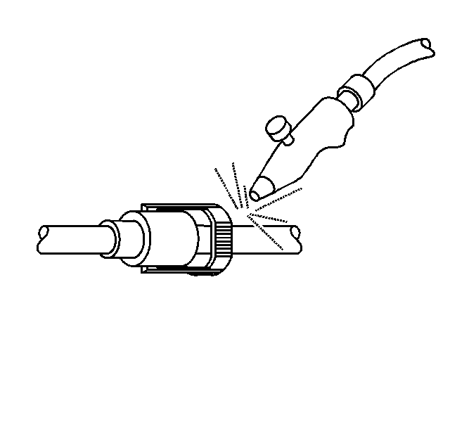 Plastic Collar Quick Connect Fitting Service Engine Control  