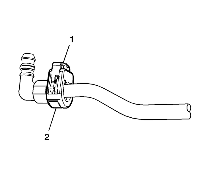 Plastic Collar Quick Connect Fitting Service Engine Control  