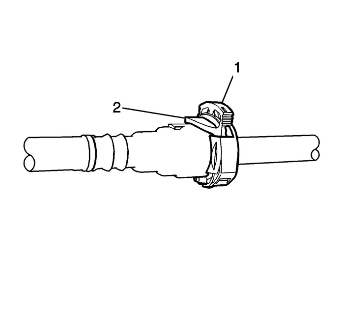 Plastic Collar Quick Connect Fitting Service Engine Control  