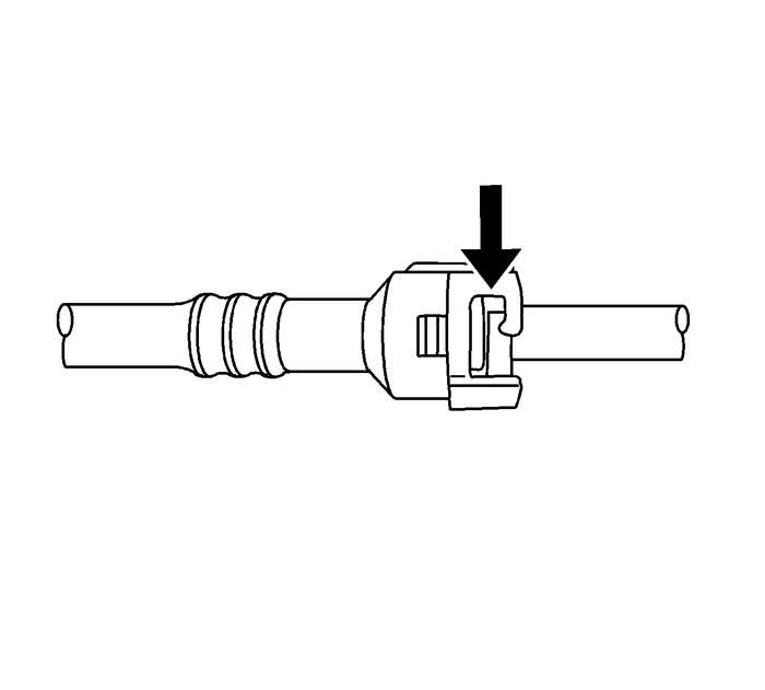 Plastic Collar Quick Connect Fitting Service Engine Control  