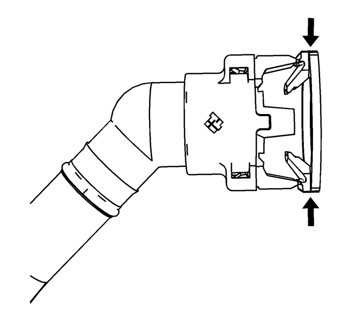 Plastic Collar Quick Connect Fitting Service Engine Control  