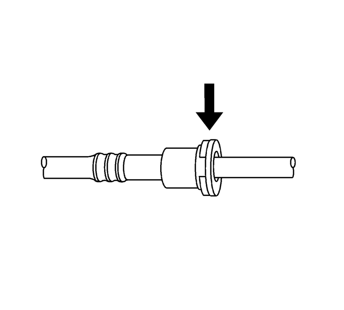 Plastic Collar Quick Connect Fitting Service Engine Control  