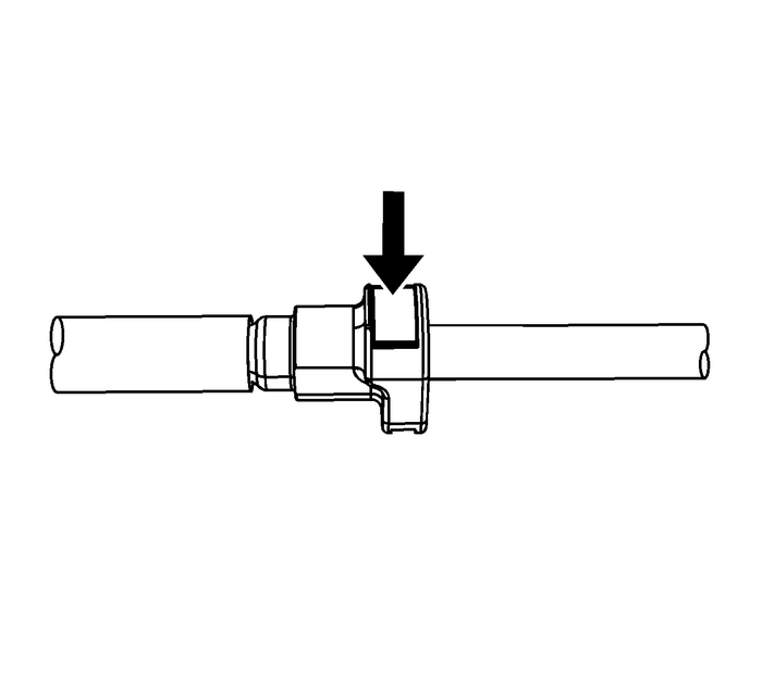 Plastic Collar Quick Connect Fitting Service Engine Control  