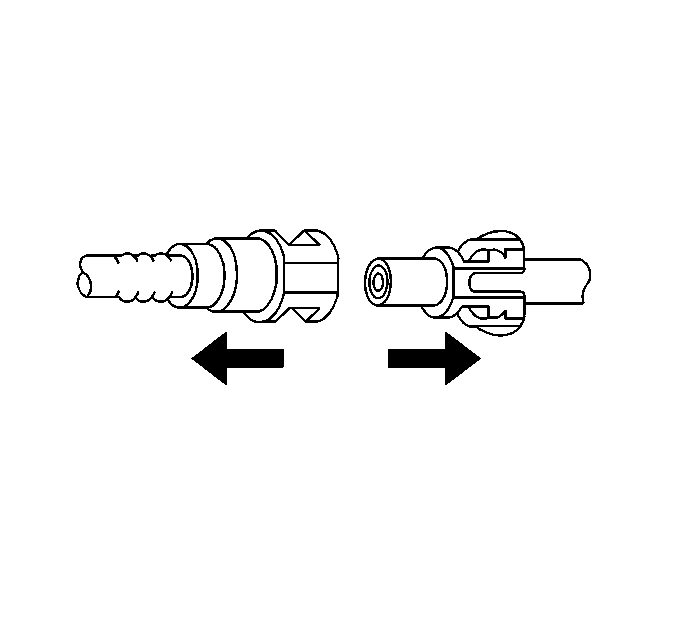 Plastic Collar Quick Connect Fitting Service Engine Control  